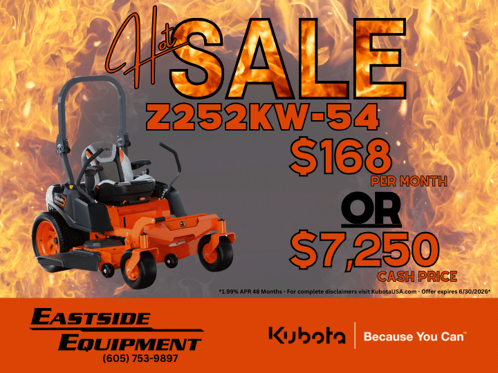 Tractor Package - Kubota Z252KW-54